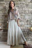 Songbird Bandeau Skirt Dress Stone - /12=